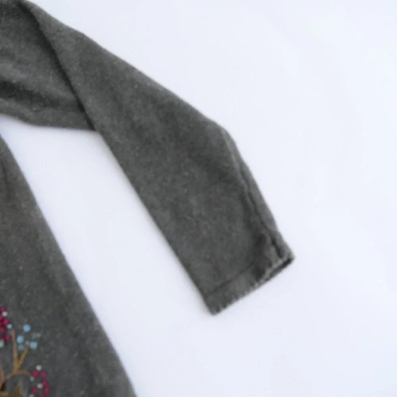 Vintage Heirloom Collectibles Olive Leaves Knit Button Up Cardigan Medium - Picture 2 of 9